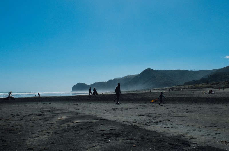 piha beach, new zealand, auckland